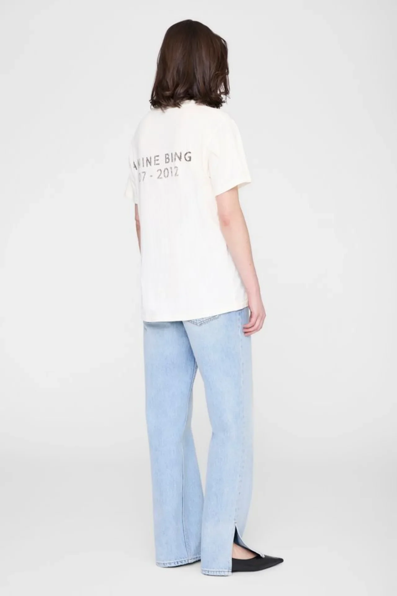 Wagner Soft Stencil Tee in Cream - Image 2